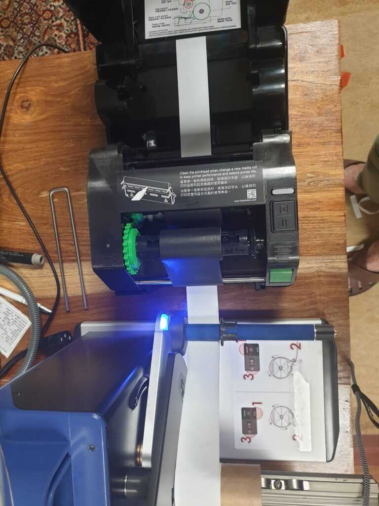 TSC TE 200 drukarka z nawijarka